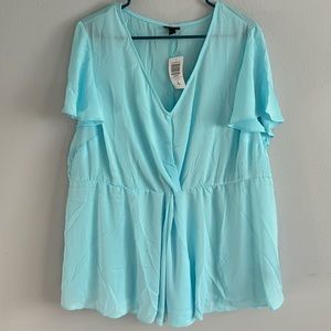 Torrid Flutter Sleeve Blouse NWT